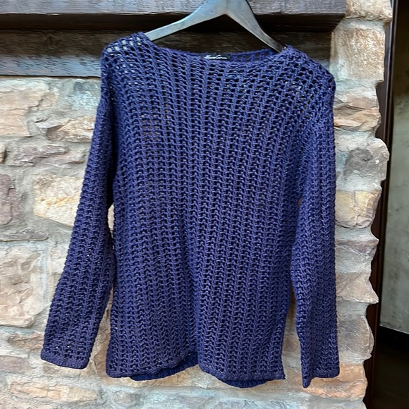 Kenneth Cole Hollow Out Sweater - Picture 1 of 3